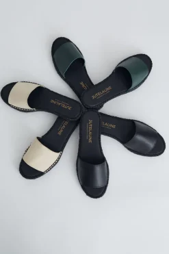 Flats Vihreä<JUTELAUNE Fashion