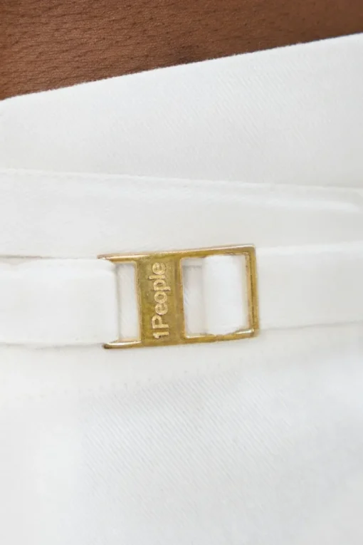 Florence FLR Knee Pants White Dove<1 People Clearance