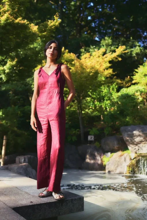 Floss Jumpsuit Berry Red<KOMODO Fashion