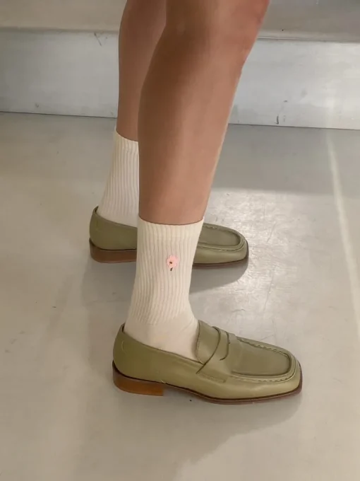 Flower Socks Pink<JUTELAUNE Best