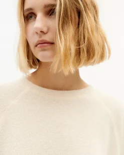 Fontana Sweatshirt Ecru<Thinking MU Fashion