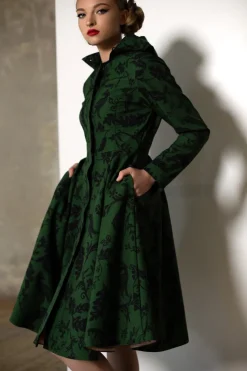 Forest Flower Sadetakki Musta/Vihreä<RainSisters Flash Sale