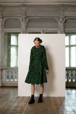 Forest Flower Sadetakki Musta/Vihreä<RainSisters Flash Sale