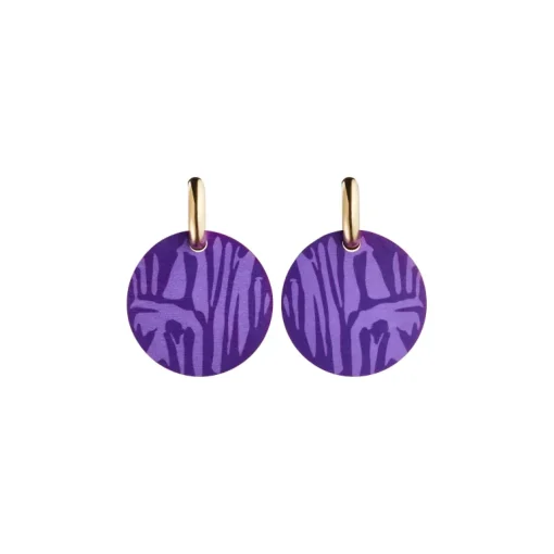 Forever Loving Puukorvakorut Lila/Kulta<Sinua Shop