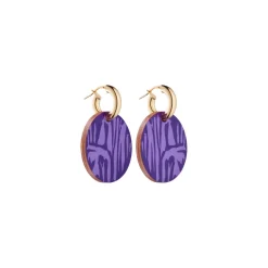 Forever Loving Puukorvakorut Lila/Kulta<Sinua Shop