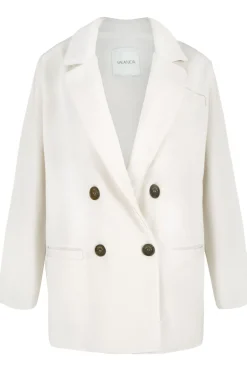 Forza Knitted Merino Blazer White<Salanida New
