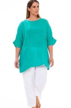 Front Pocket Curve Pellavaharsopusero<Haris Cotton Sale