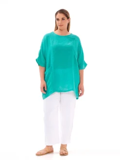 Front Pocket Curve Pellavaharsopusero<Haris Cotton Sale