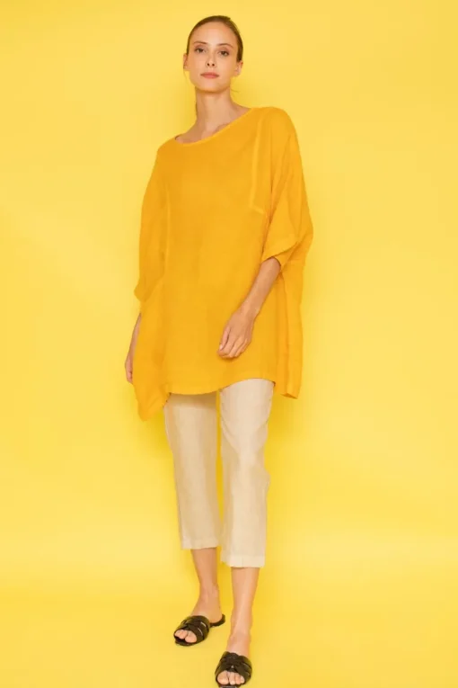 Front Pocket Curve Pellavaharsopusero<Haris Cotton Sale