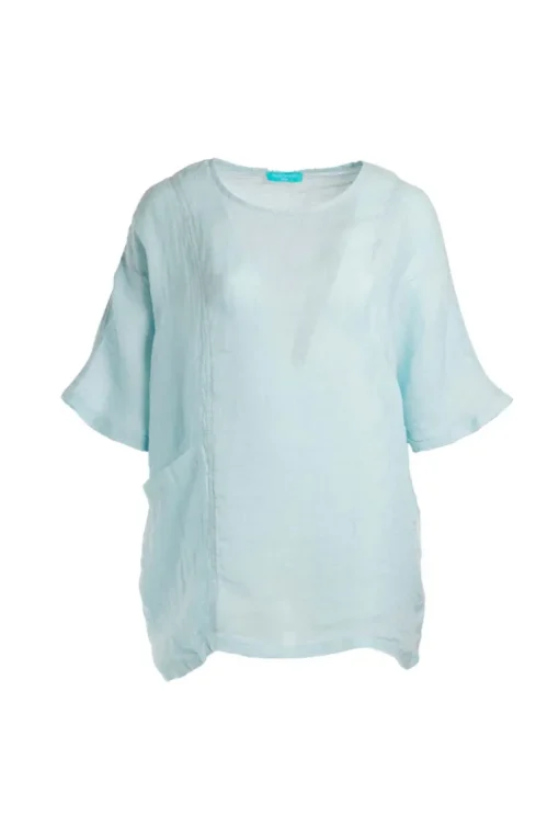 Front Pocket Curve Pellavaharsopusero<Haris Cotton Sale