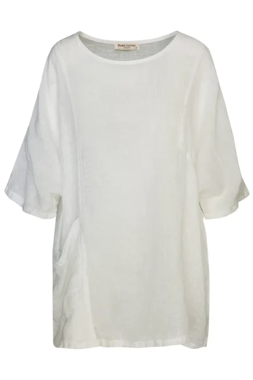 Front Pocket Curve Pellavaharsopusero<Haris Cotton Sale