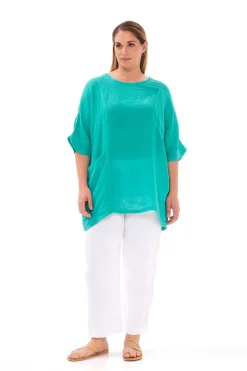 Front Pocket Curve Pellavaharsopusero<Haris Cotton Sale