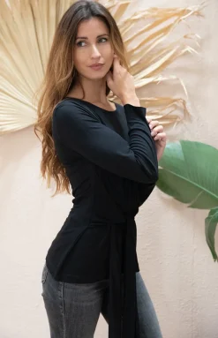 Gardenia Top Black<Avani Hot