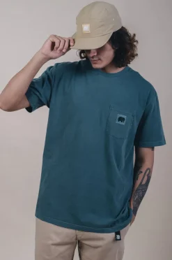 Garza Pigment Dyed T-Shirt Elm Green<Trendsplant Online