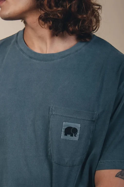 Garza Pigment Dyed T-Shirt Elm Green<Trendsplant Online