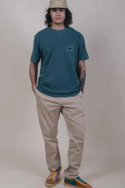 Garza Pigment Dyed T-Shirt Elm Green<Trendsplant Online