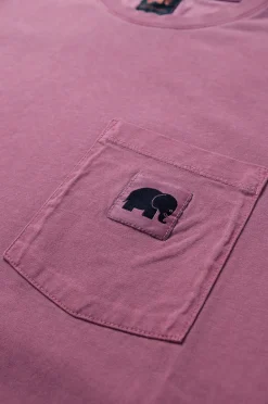 Garza Pigment Dyed T-Shirt Garnacha Red<Trendsplant Outlet