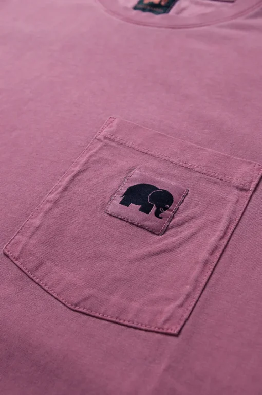 Garza Pigment Dyed T-Shirt Garnacha Red<Trendsplant Outlet