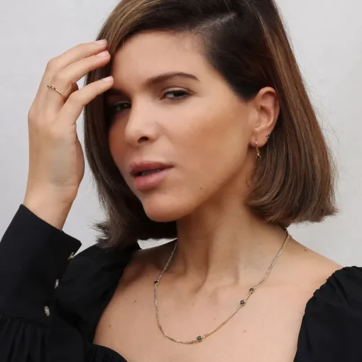 Gemma Musta Spinelli Kaulakoru<Ana Dyla Clearance
