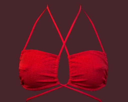 Geranium Low Bikini Yläosa Punainen<Anekdot Hot