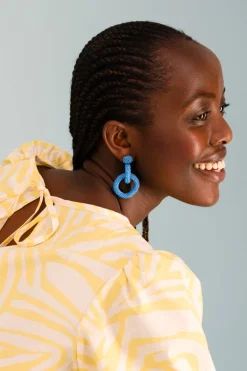 Gia Earrings Blue Sky<KAIKO Store