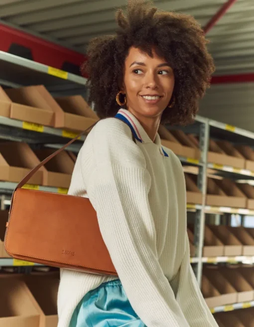 Gina Baguette Cognac Klassinen Nahka<O My Bag Flash Sale