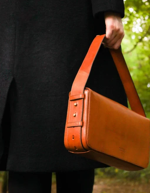 Gina Baguette Cognac Klassinen Nahka<O My Bag Flash Sale