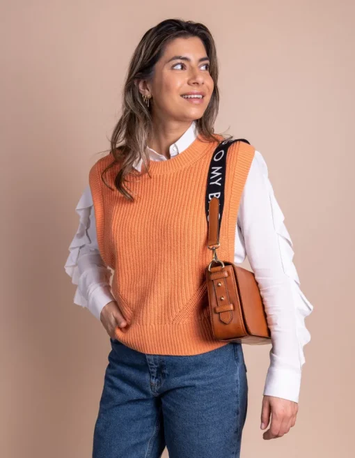Gina Baguette Cognac Klassinen Nahka<O My Bag Flash Sale
