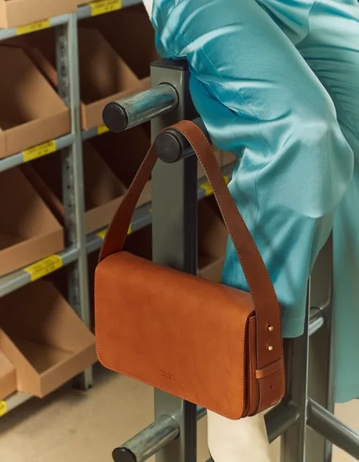 Gina Baguette Cognac Klassinen Nahka<O My Bag Flash Sale