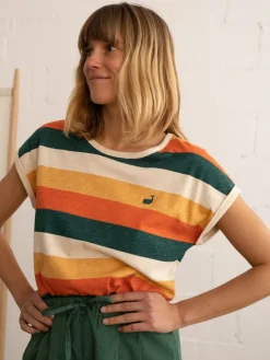 Gortina T-Paita Raidallinen<TWOTHIRDS New
