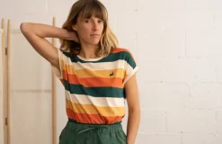 Gortina T-Paita Raidallinen<TWOTHIRDS New