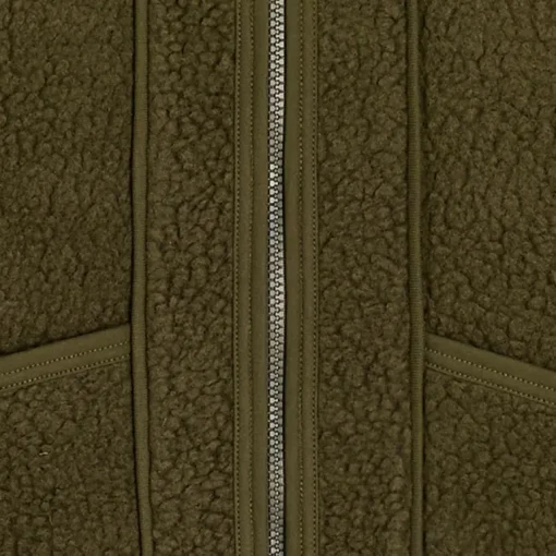 Goxo Fleece Jacket Olive<Bask in the Sun Fashion