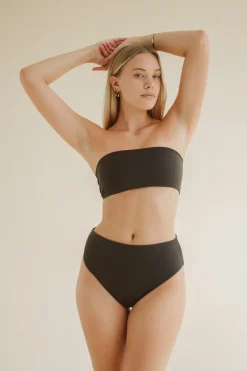 Goya Bikini Bottom White/Black<Pura Clothing Discount