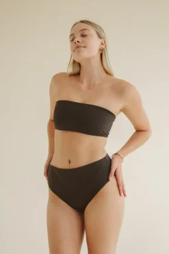 Goya Bikini Bottom White/Black<Pura Clothing Discount