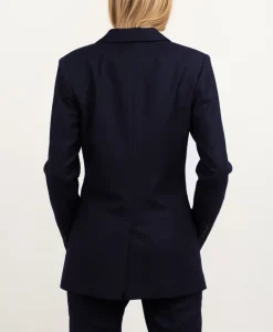 Grace Wool Blazer Navy Blue<Studio Heijne Discount