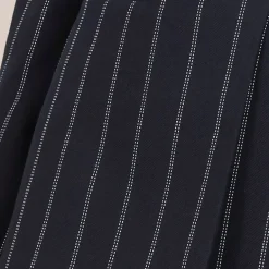 Grace Wool Pinstripe Blazer Black<Studio Heijne Fashion