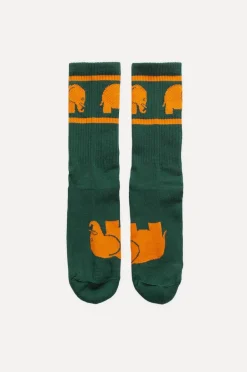 Green Organic Cotton Athletic Socks<Trendsplant Discount
