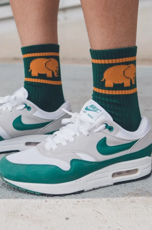 Green Organic Cotton Athletic Socks<Trendsplant Discount