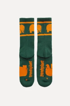 Green Organic Cotton Athletic Socks<Trendsplant Discount