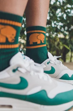 Green Organic Cotton Athletic Socks<Trendsplant Discount