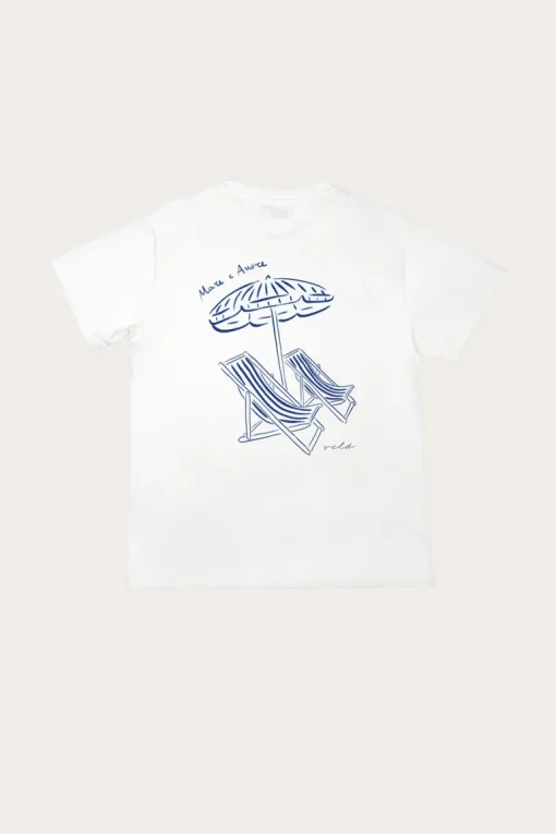 Griffith Mare e Amore T-Shirt White<Veld Fashion