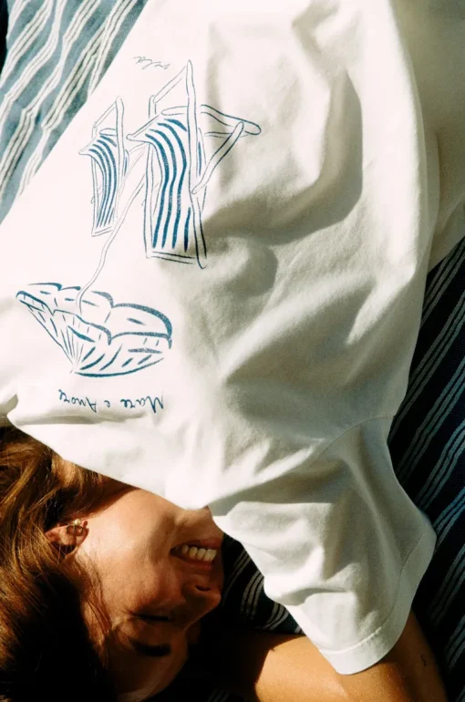 Griffith Mare e Amore T-Shirt White<Veld Fashion