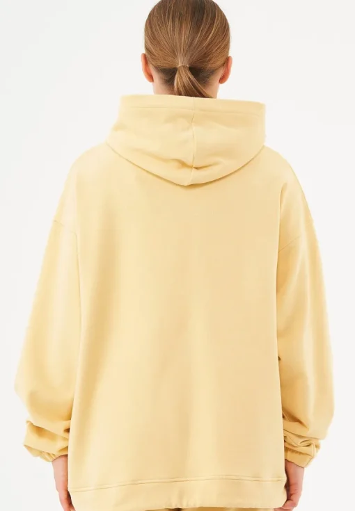 Hande Soft Touch Oversize Organic Cotton Hoodie Soft Yellow<ORGANICATION Hot
