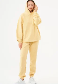 Hande Soft Touch Oversize Organic Cotton Hoodie Soft Yellow<ORGANICATION Hot