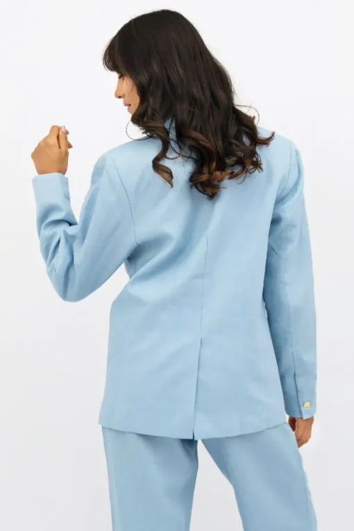 Havana Oversize Bleiseri Vaaleansininen<1 People Best Sale