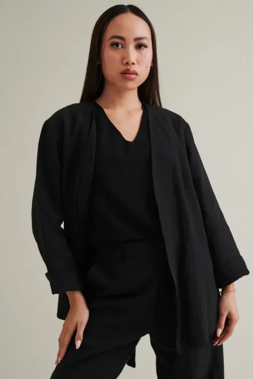 Heisala Blazer Black<niinmun Store