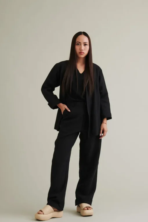 Heisala Blazer Black<niinmun Store