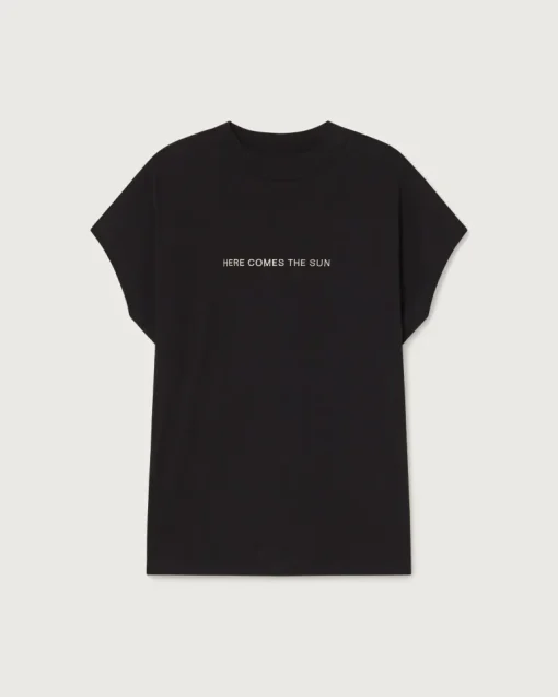 Here Comes The Sun T-Shirt Black<Thinking MU Flash Sale