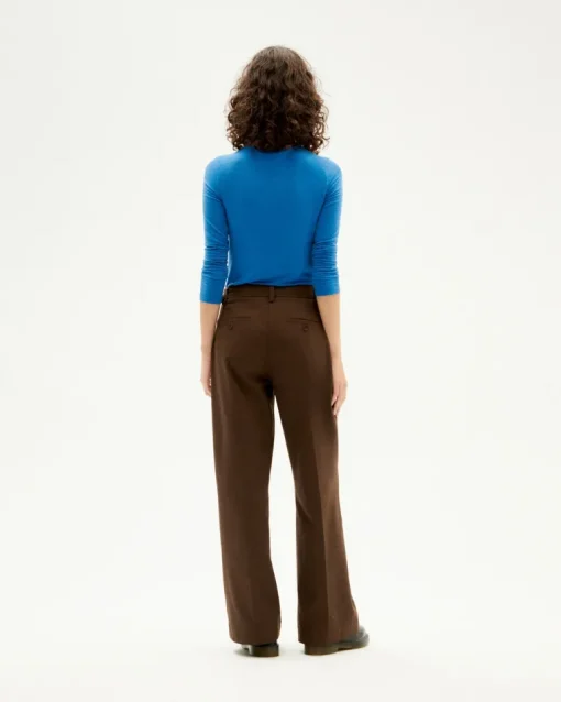 Hermione Housut Dark Brown<Thinking MU Clearance