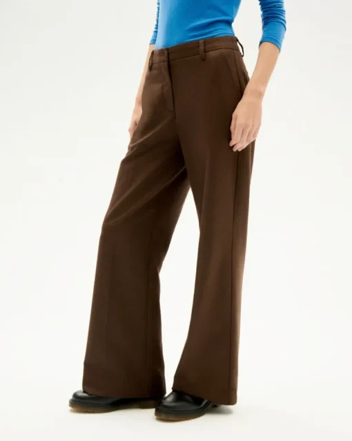 Hermione Housut Dark Brown<Thinking MU Clearance